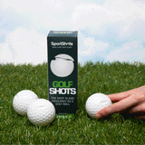 Golf Shots - Golf Ball Shaped Shot Glass - Sleeve of 3