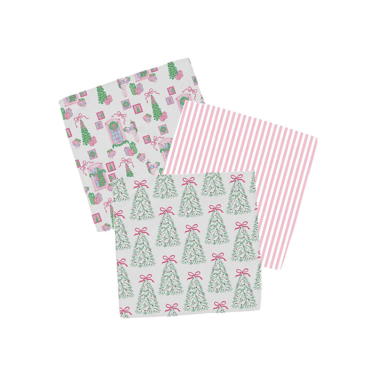 Quickdry Dish Towels Christmas Woodlands