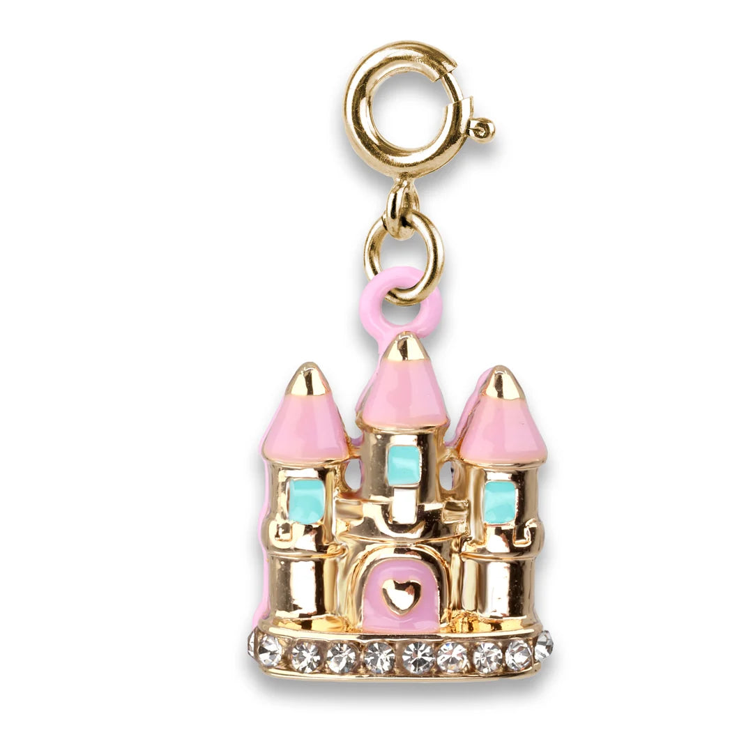 Gold Fairytale Castle Charm