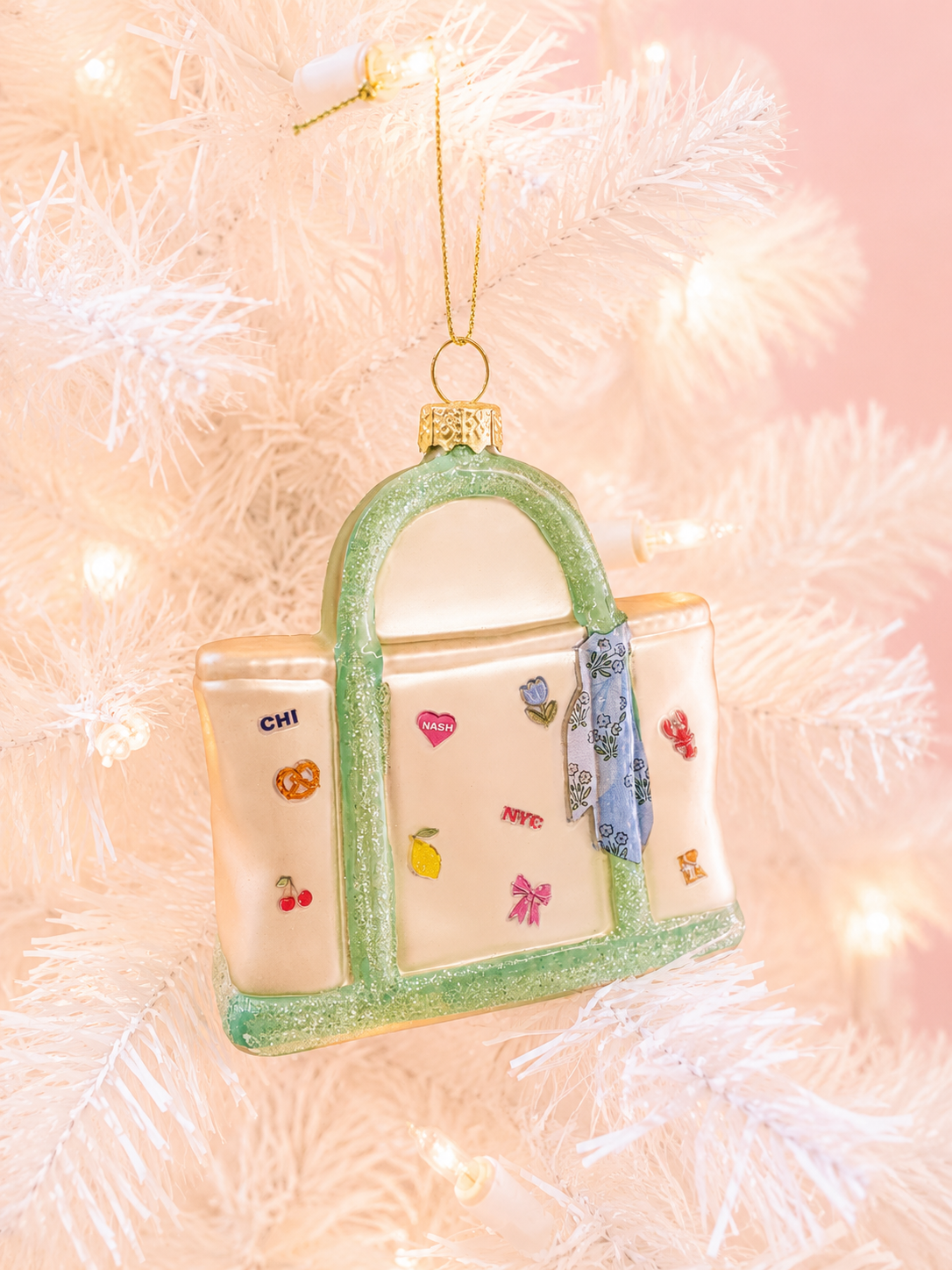 Boat Tote Cutie Christmas Ornament