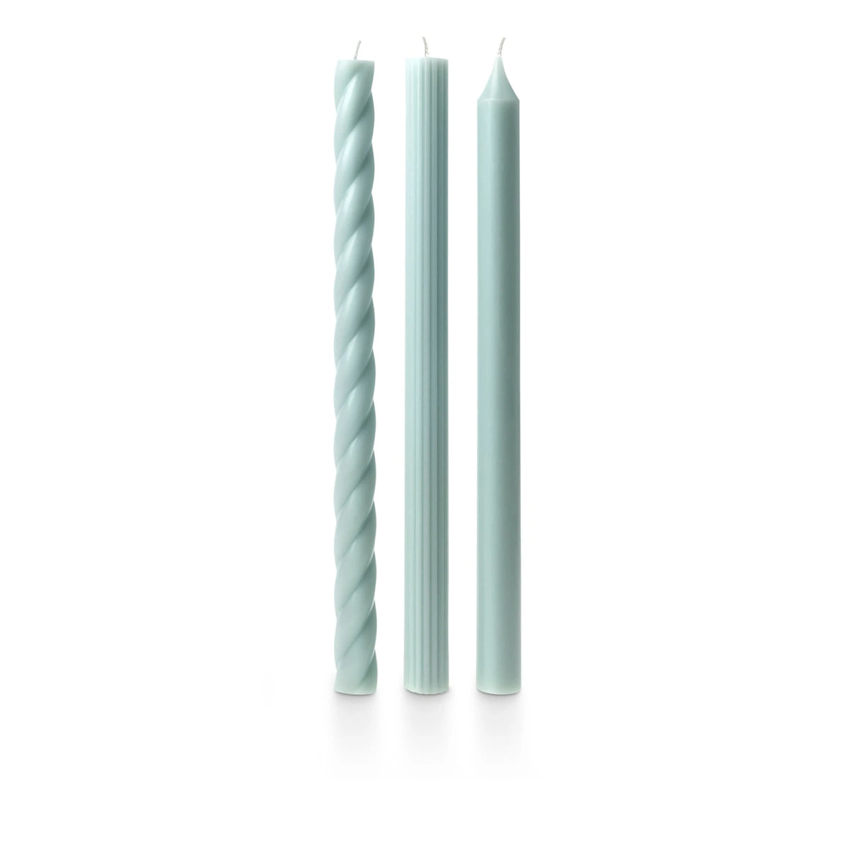 Sea Salt Assorted Candle Tapers 3-Pack