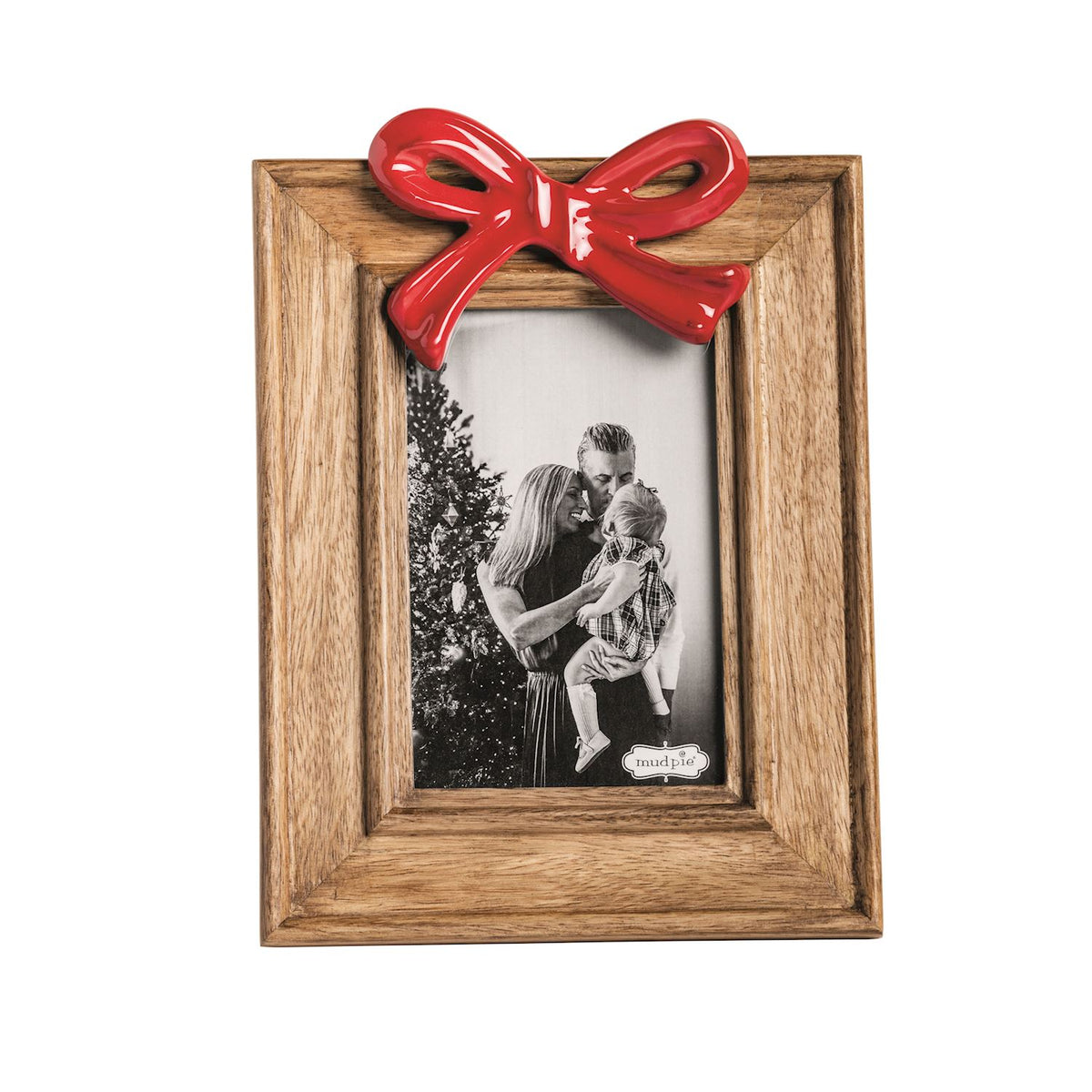 Small Red Bow Wood Frame