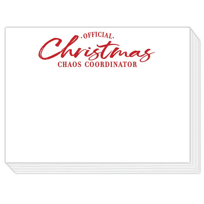 Official Christmas Chaos Coordinator Slab Pad