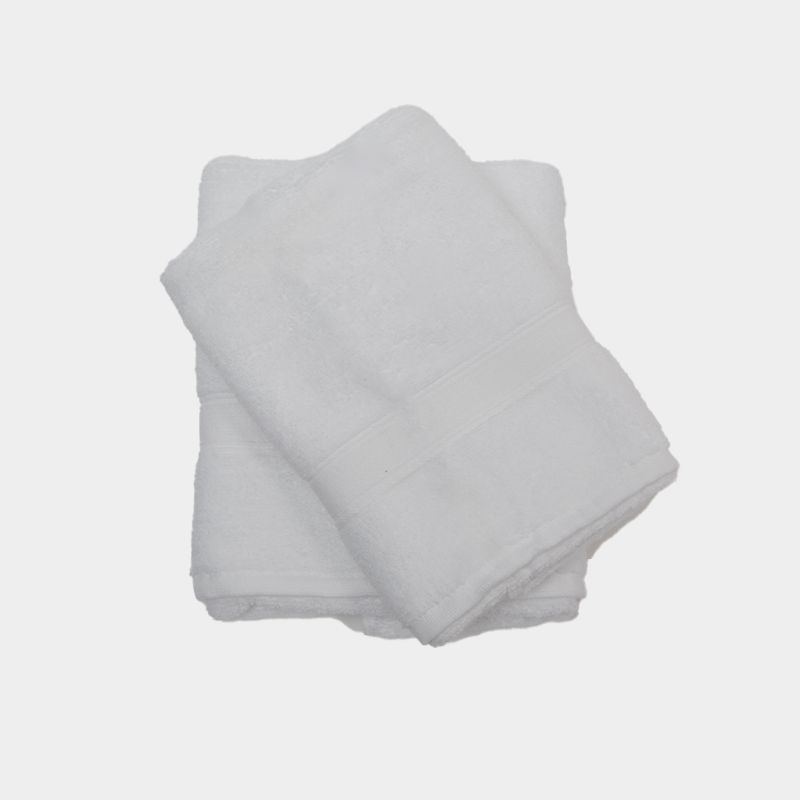 Towel Set - 1 Bath/1 Hand - includes 2 color embroidery
