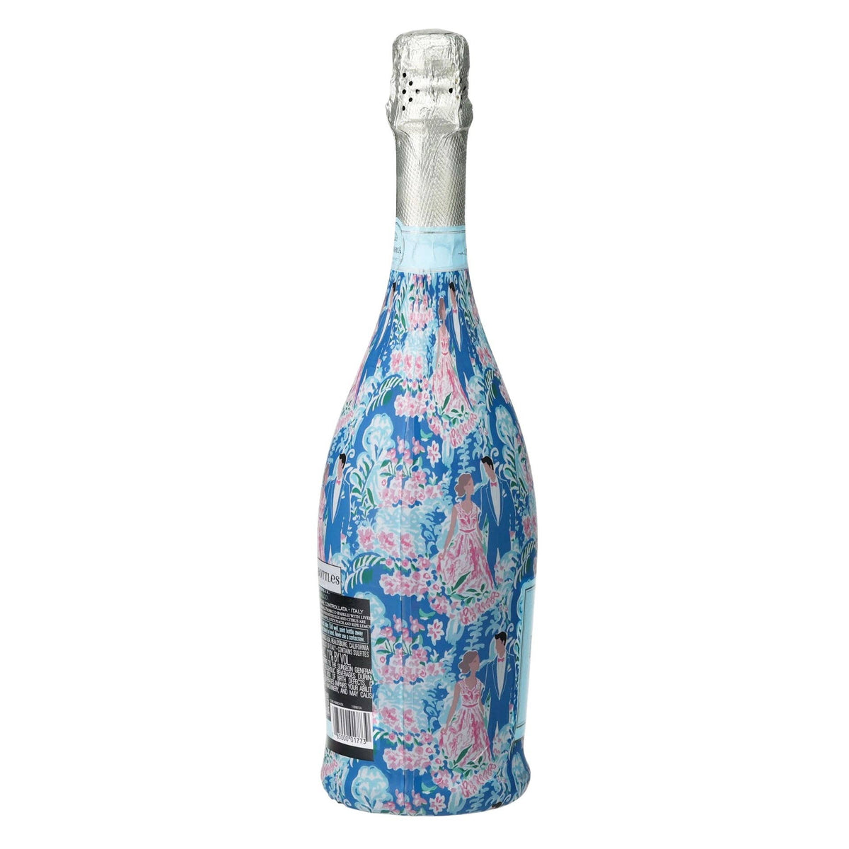Preppy Bride & Groom Prosecco Bottle Wrap
