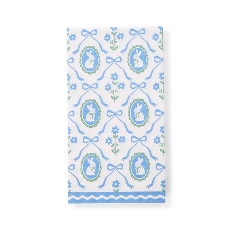Bunnies and Bows 3-Ply Paper Dinner Napkin / Guest Towel