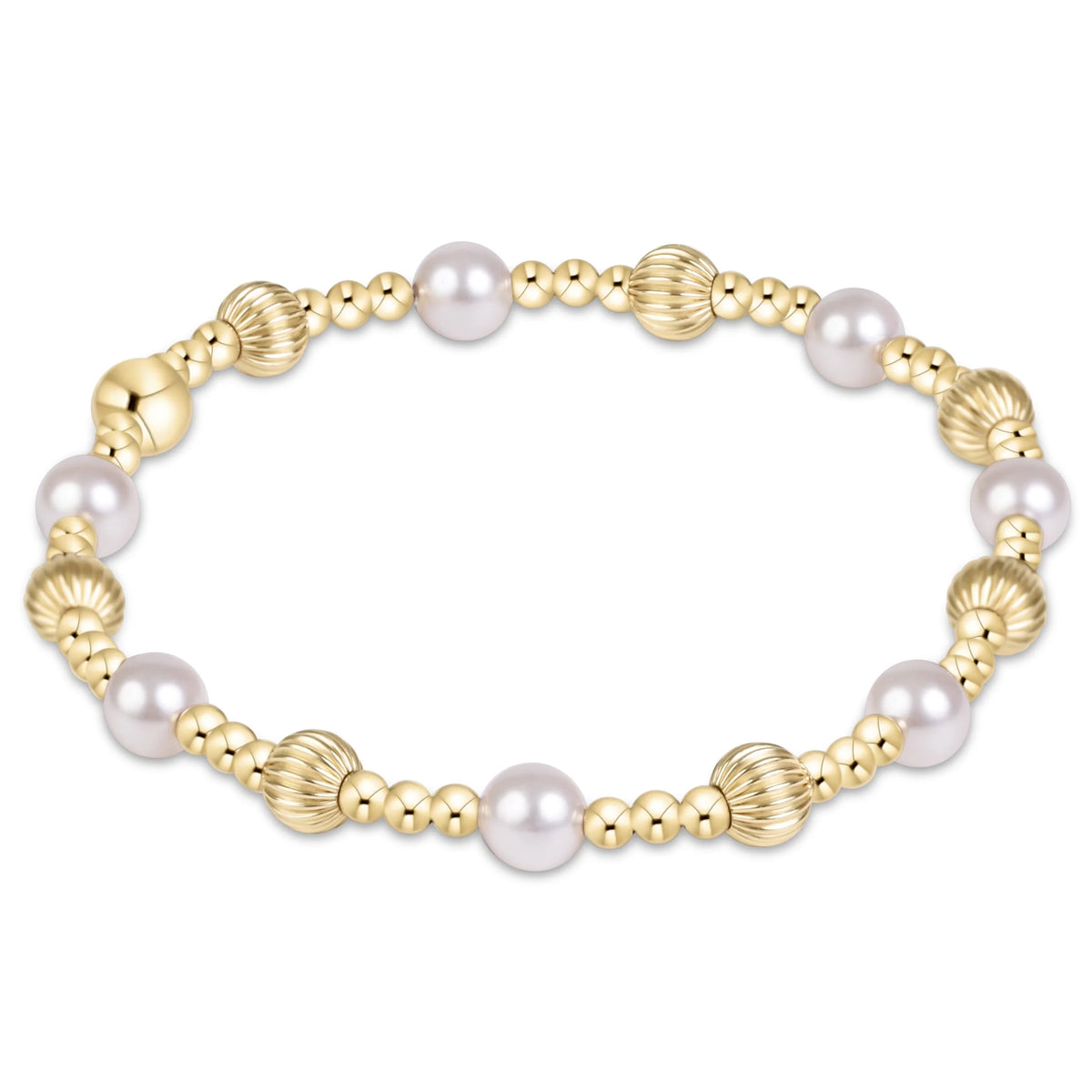 Dignity Sincerity Gold 5mm Pearl
