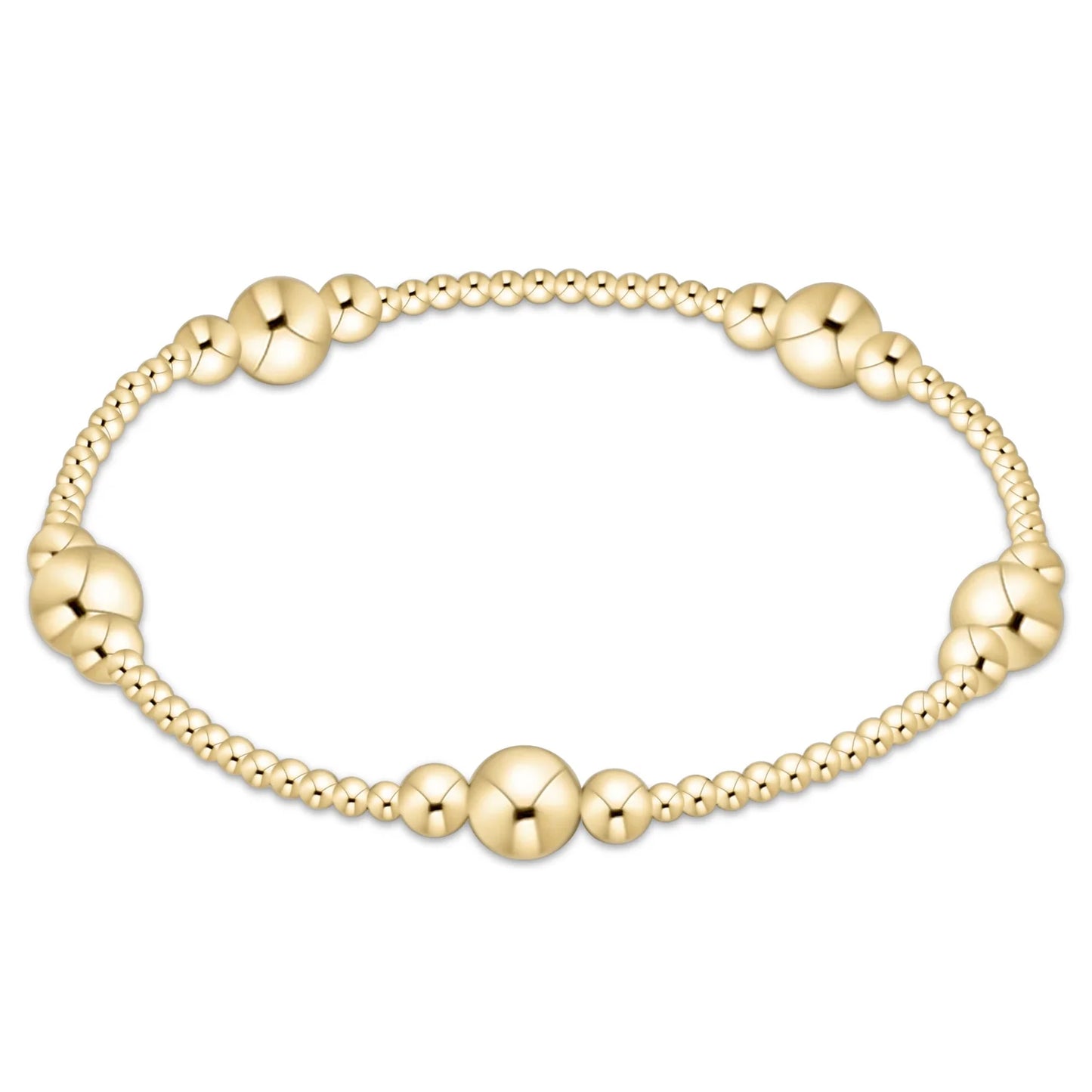 Purpose Gold 6mm bead bracelet