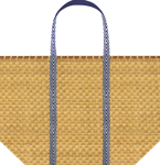 Basket Bag Small Tote Sz 8-1/2 X 5-3/4 X 2-1/2