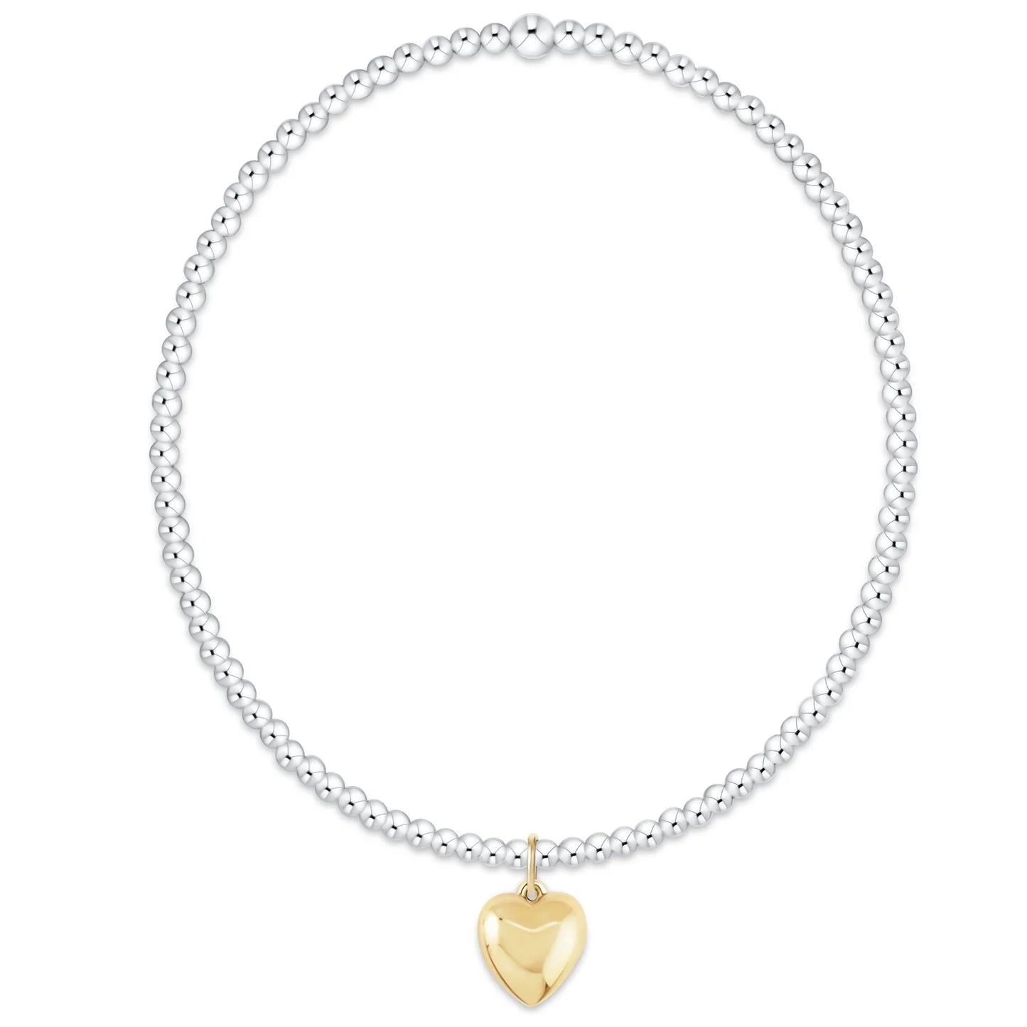 Classic Mixed Metal 2mm Bracelet - Love Plush Small