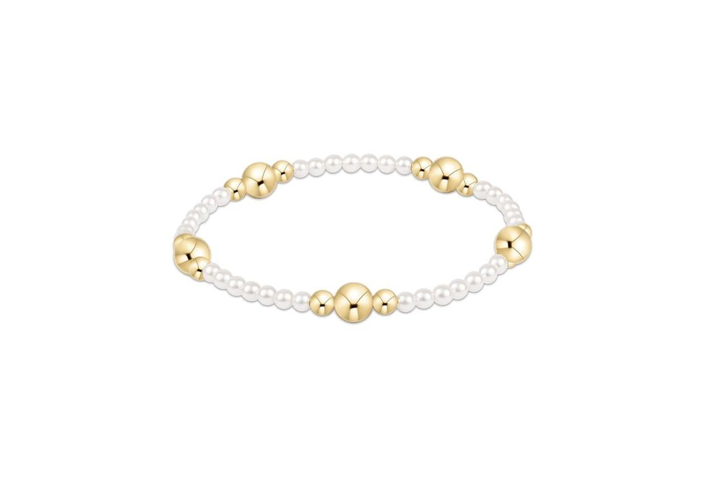Purpose Gold 6mm Pearl Bracelet