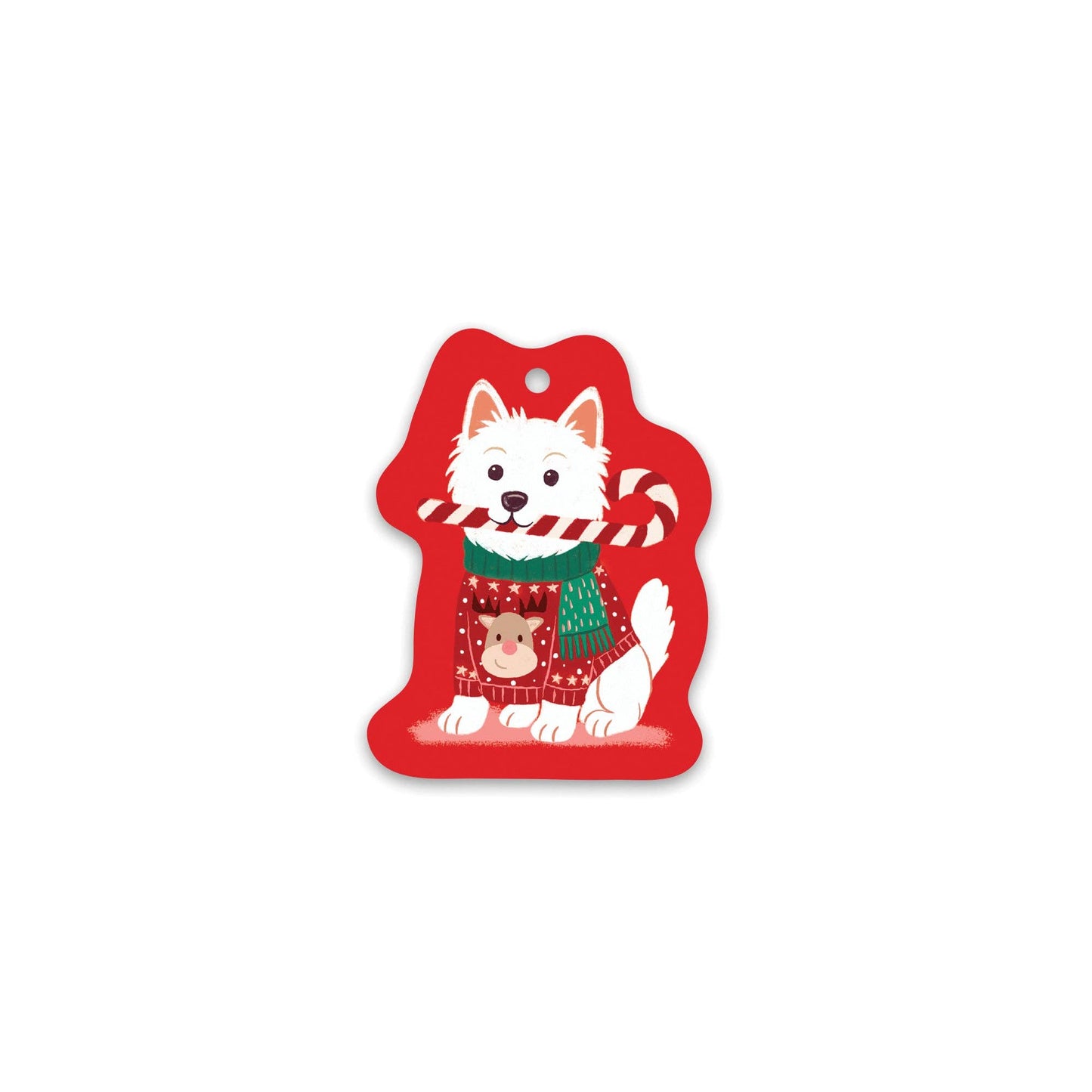 Cheery Christmas Dog Large Gift Bag Set