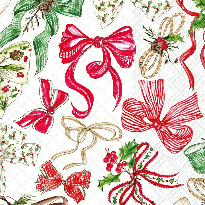 Guest Towels 20ct Christmas Bows Christmas