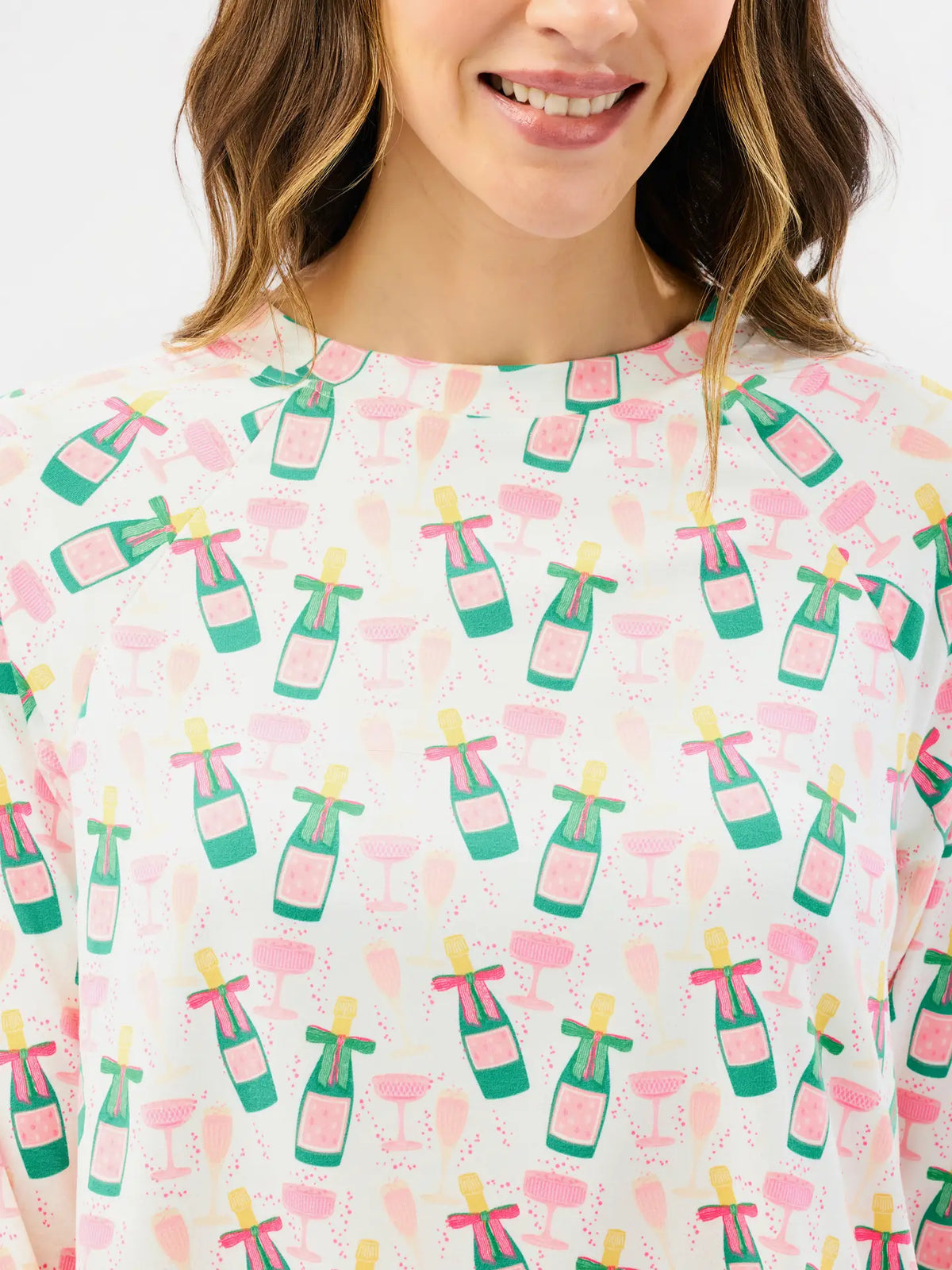 Women's Annie Shorts Set | Champagne Toast