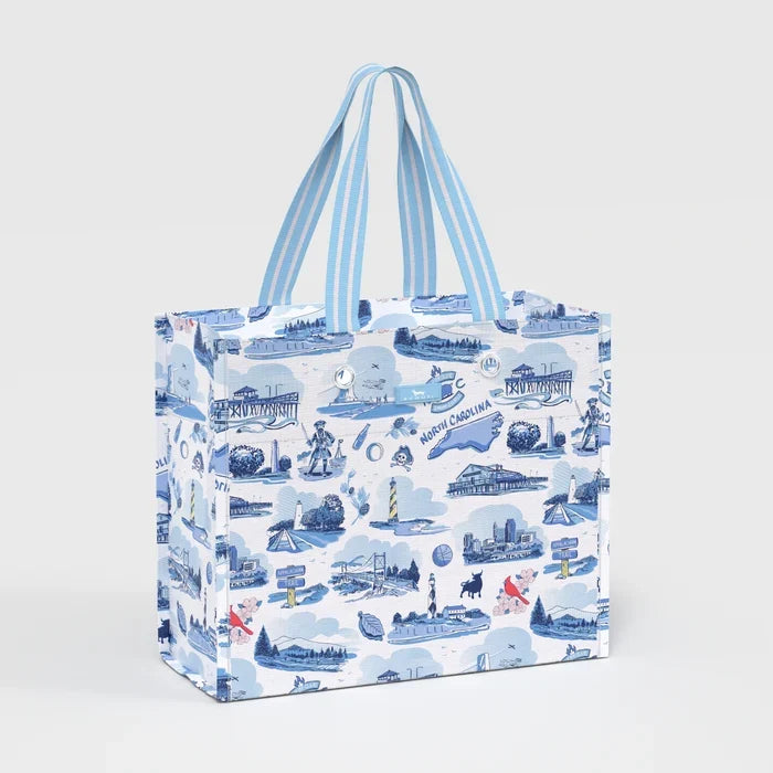 Gift Bag Large North Carolina Toile