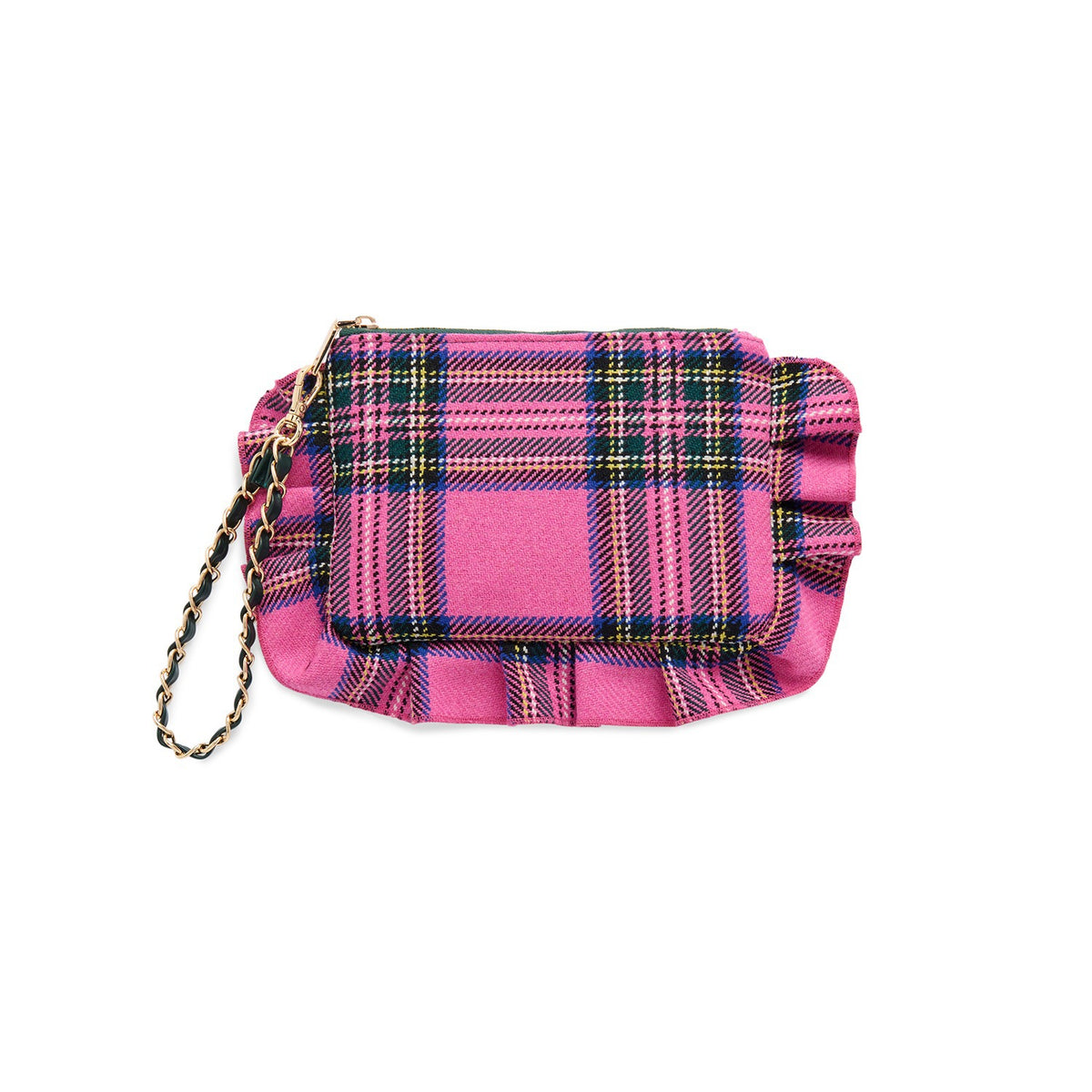 SCOTTIE RUFFLE WRISTLET,PINK