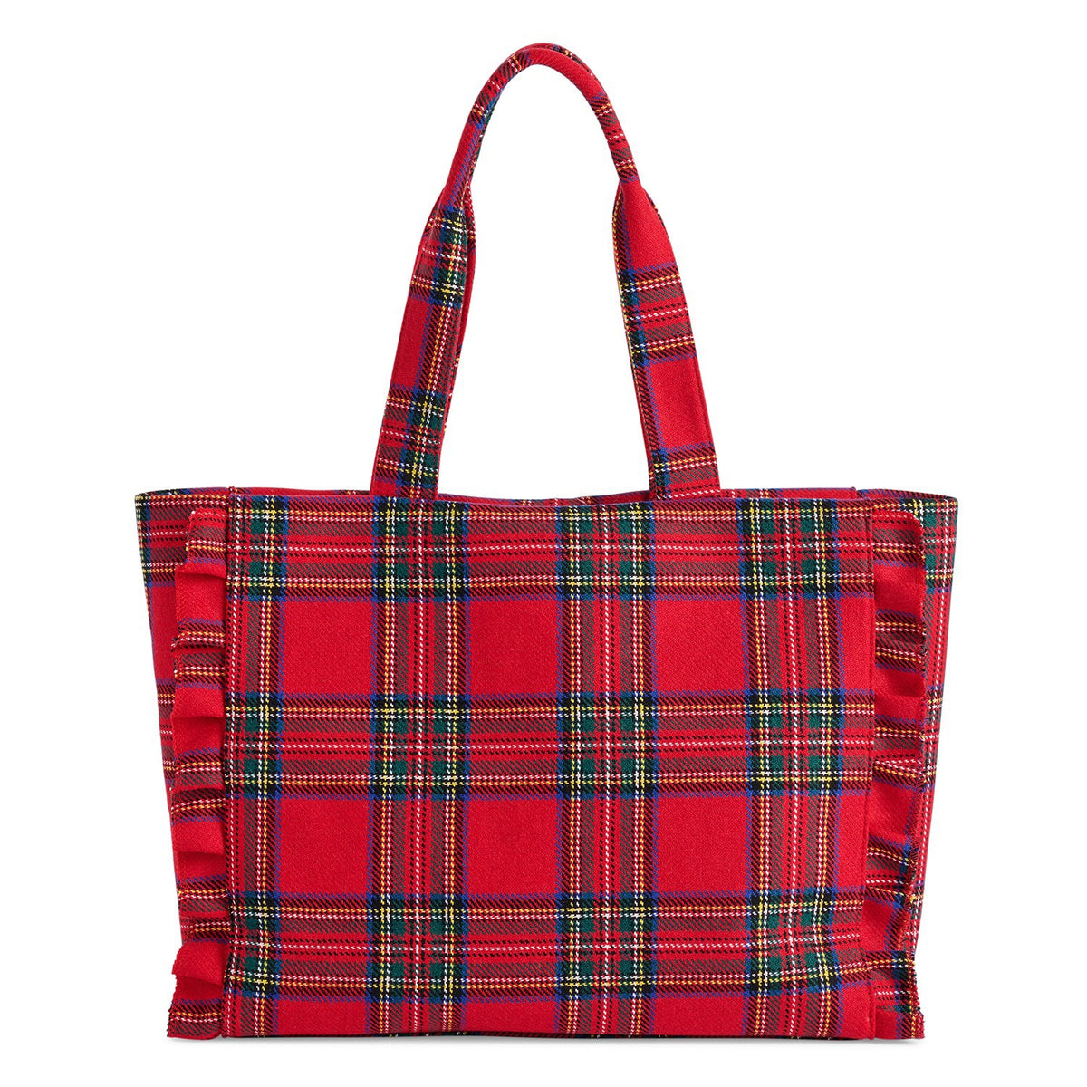 SCOTTIE RUFFLE TOTE,RED