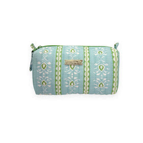 Rosemary Stripe Blue Small Cosmetic Bag