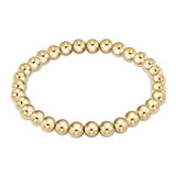 classic gold 5mm bead bracelet