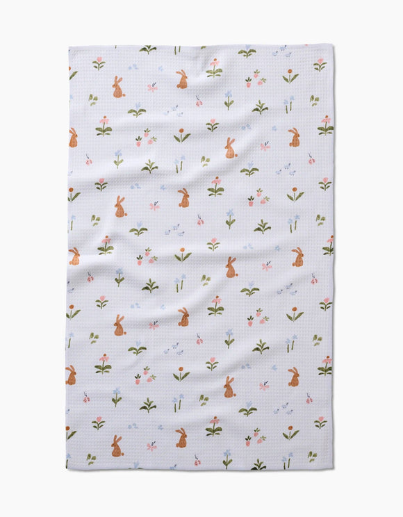 Bunny Blossoms Luxe Hand Towel