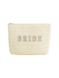 "Bride" Zip Pouch, Ivory