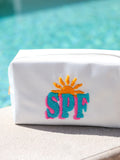 "SPF" Large Zip Pouch