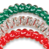 Spiral Hair Coils | Small | Hooked on Christmas Hair Ties