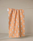 Gingham Ghosts Tea Towel