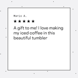 Tumbler - 16oz Gloss Powder Blue