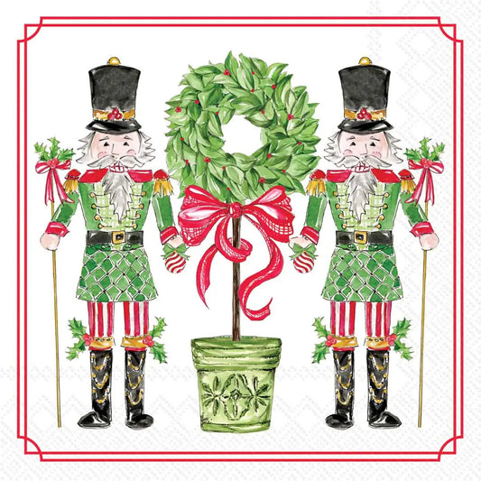 Paper Cocktail Napkins 20Ct Traditional Tidings Rosanne Beck