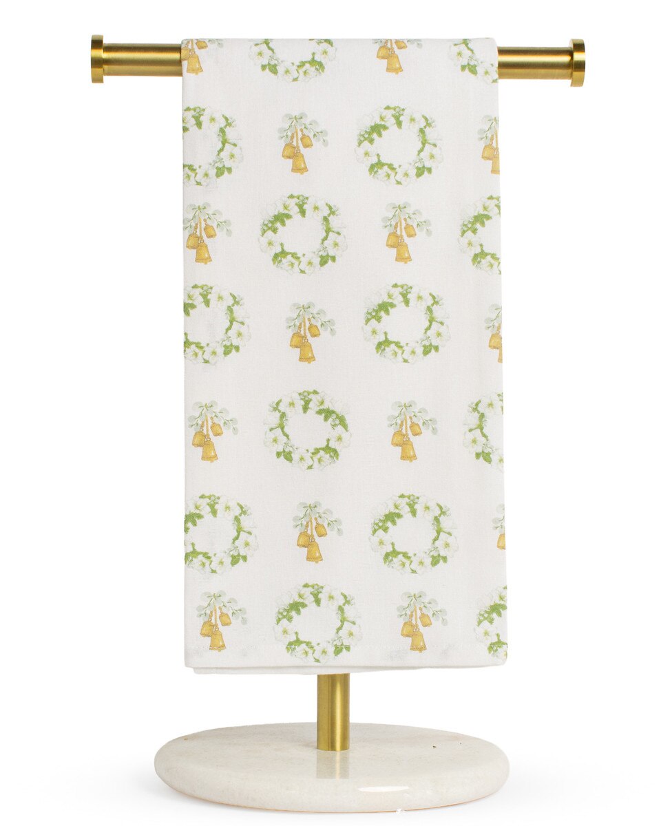 Amaryllis Stocking Hand Towels  Set of 2