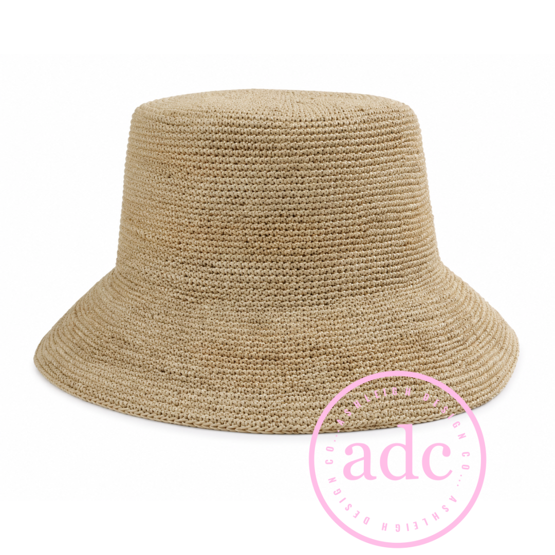 Raffia Bucket Sun Hat – Timeless Summer Style