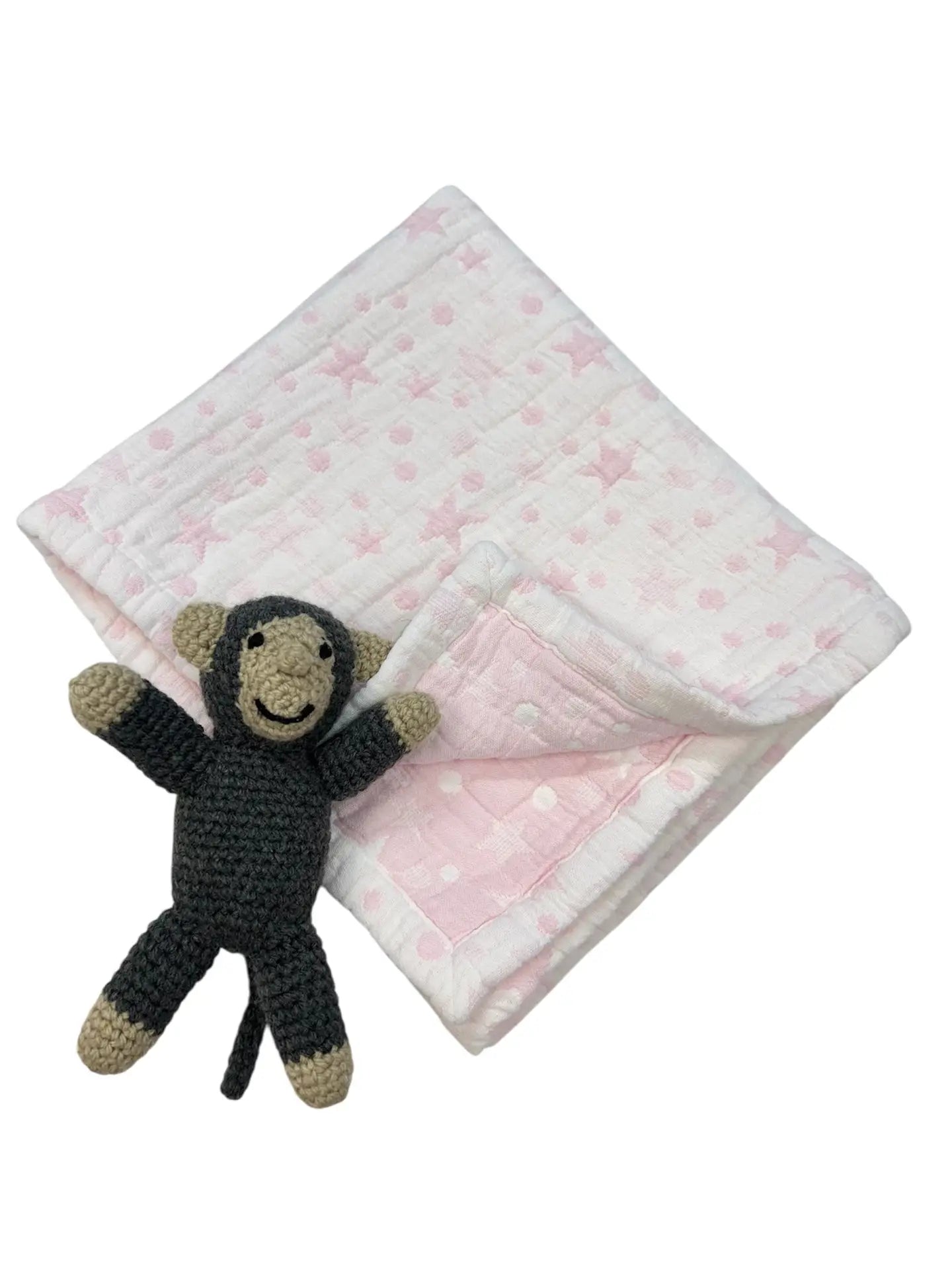 Stars and Dots baby blanket