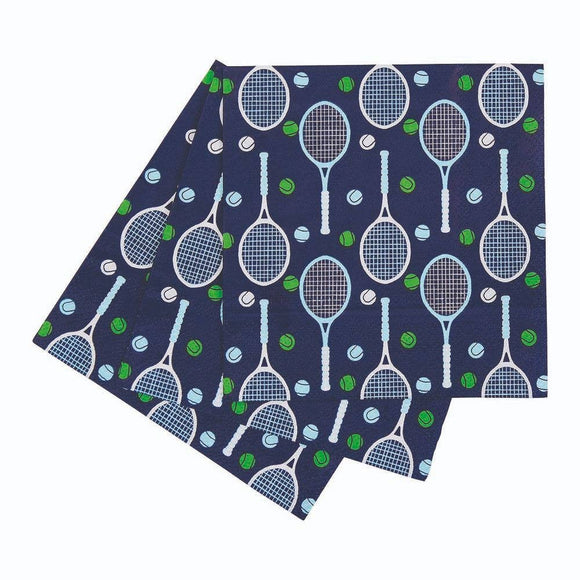 TENNIS Paper Napkins, pack of 20