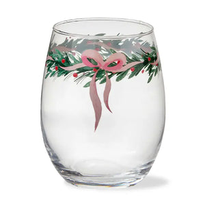 VERY MERRY STEMLESS WINE GLASS