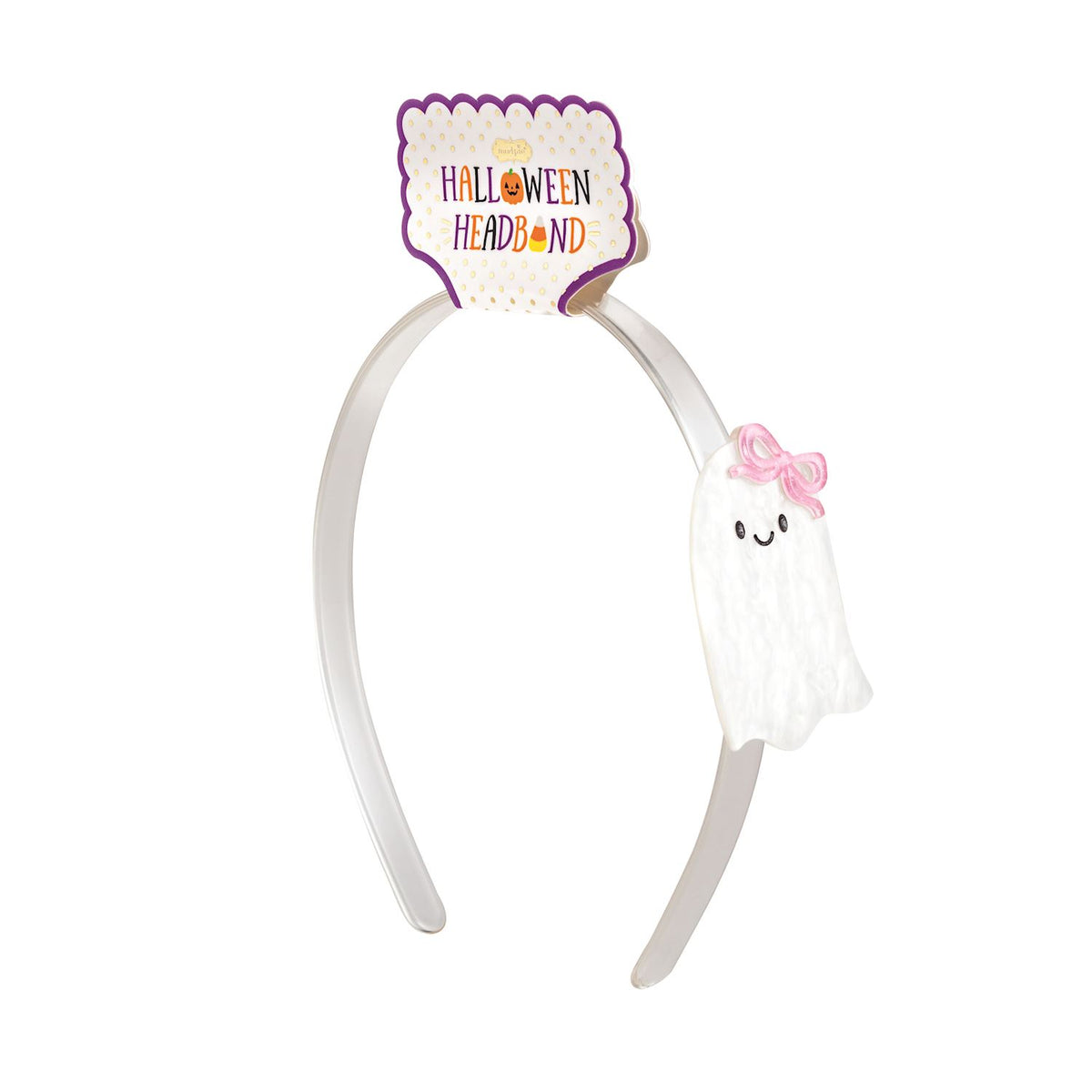 Ghost Halloween Acrylic Headband