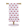 Bow Garland Ruffle Hand Towel   White/Multi   20x28