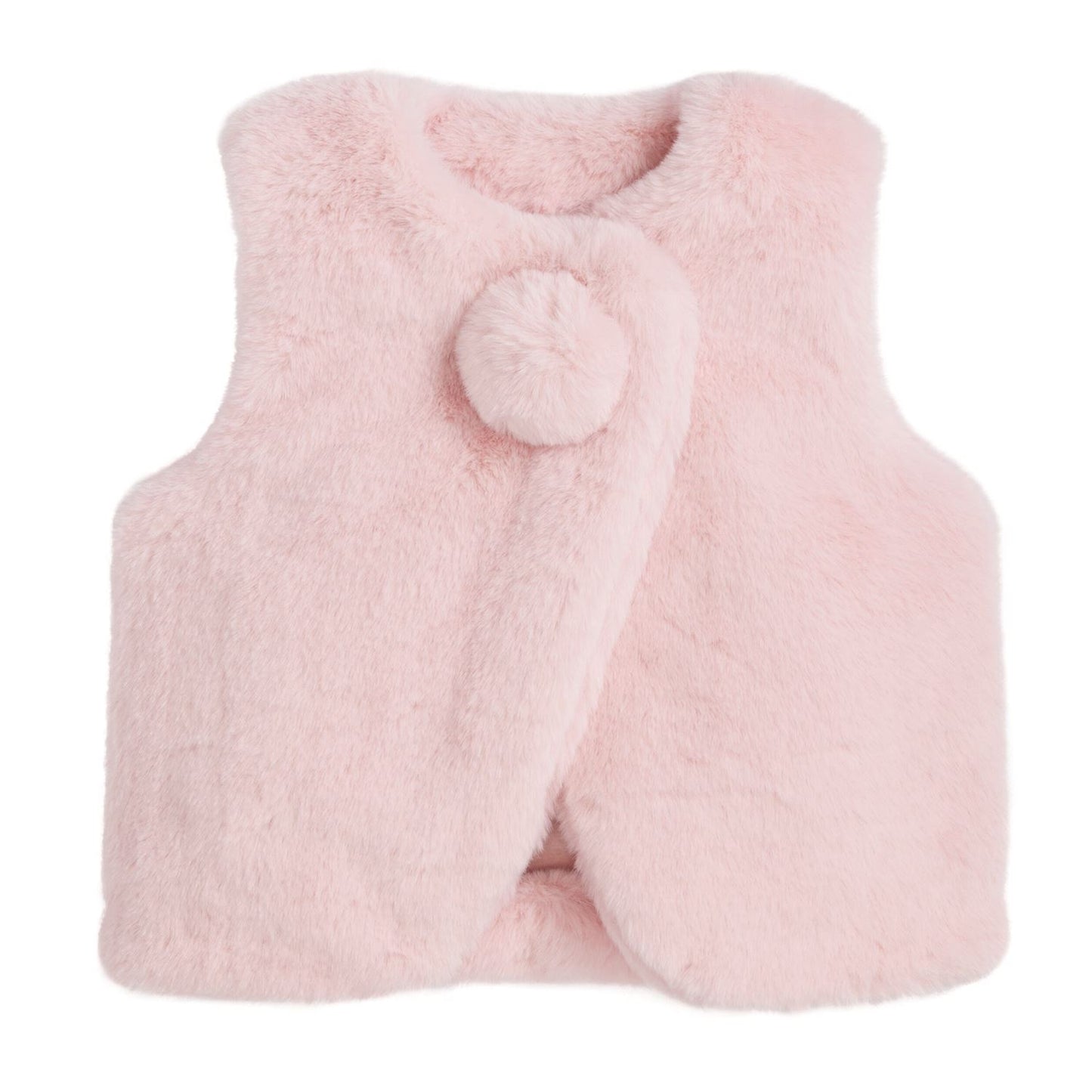 Pink Fur Vest