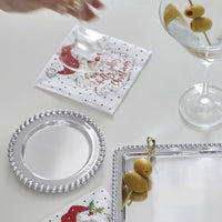 Beaded Wine Coaster w/ engraving