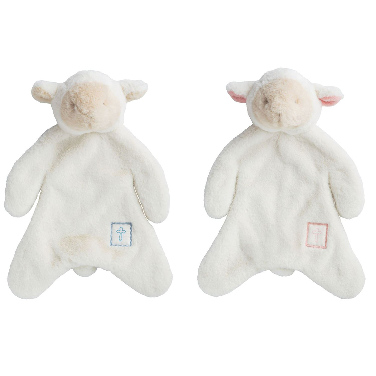 Pink Little Lamb Plush Woobie
