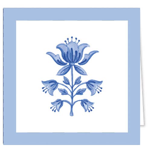 Gift Enclosure Cards + Envelope | Tulip Block Print