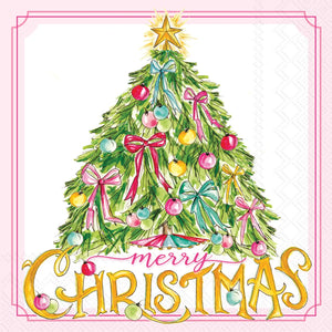 Cocktail Napkins 20ct Vintage Ornaments & Tree