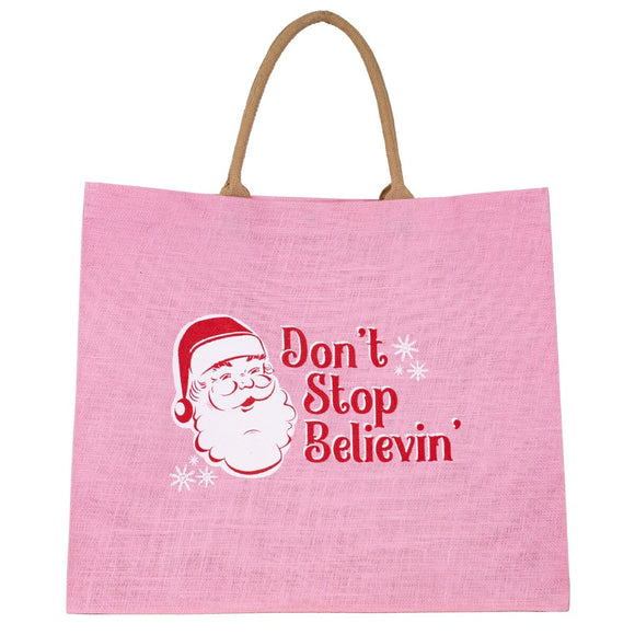 Don't Stop Believin Carryall Tote - large