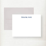 Standard Serif Thank You Note Card