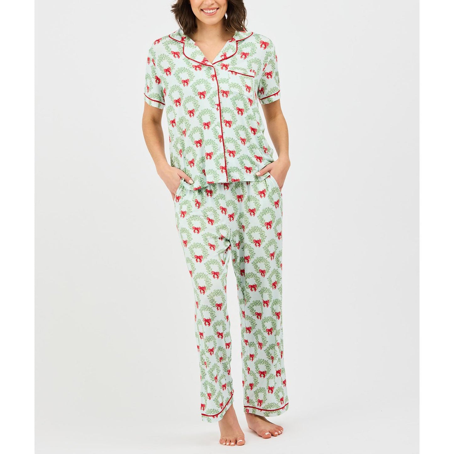 PJ Charlotte SSLP Wreath & Ribbon PK S-L