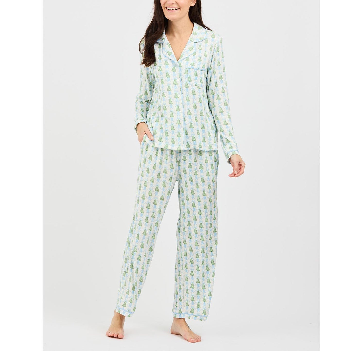 PJ Charlotte LSLP Winter Pines Bl PK S-L