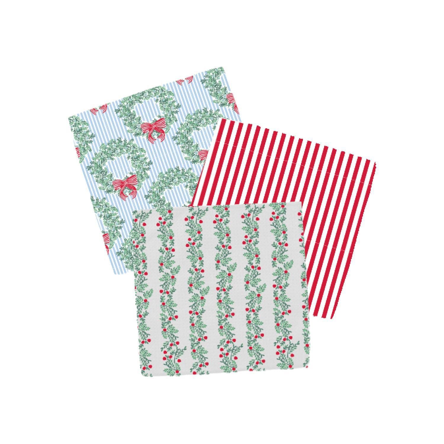 Quickdry Dish Towels  Wreath & Ribbon