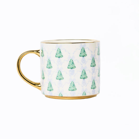 Cafe Mug  Winter Pines