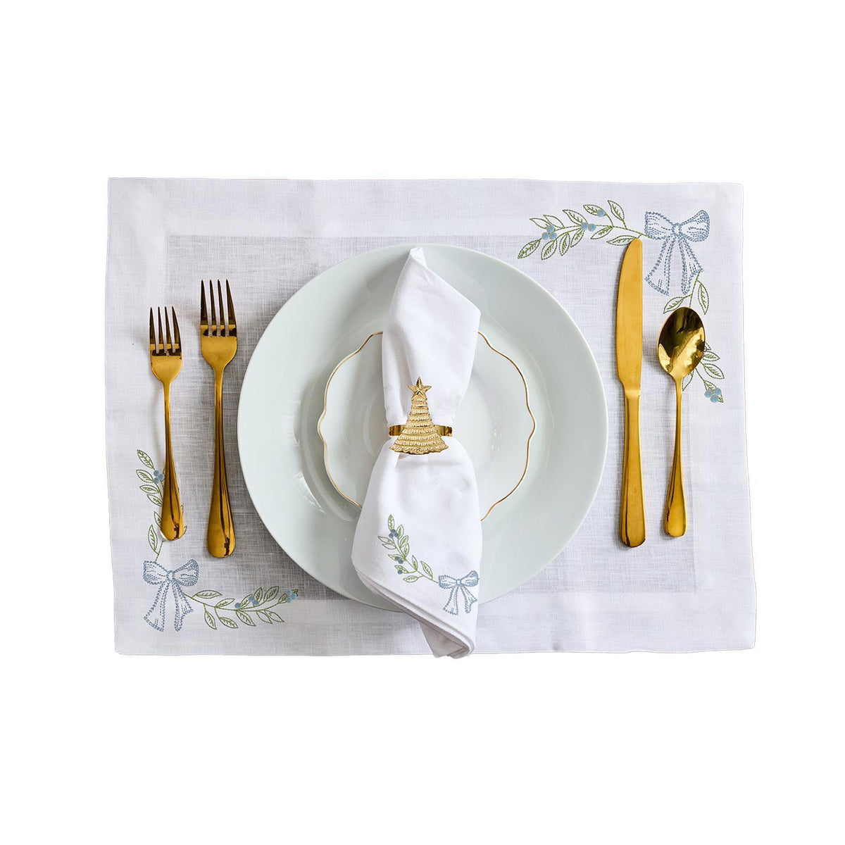 Dinner Napkin Winter Pines