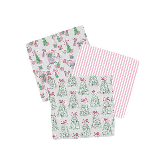 Quickdry Dish Towels Christmas Woodlands